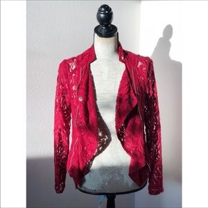 INC International Concepts Sheer Lacy Jacket